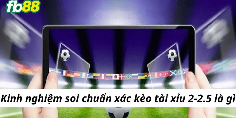 Kinh nghiệm soi chuẩn xác kèo tài xỉu 2-2.5 là gì